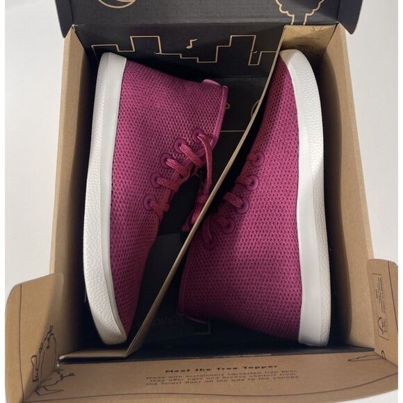 Allbirds Tree Toppers High Top Shoes Lace Up Sneakers Pink Men's US 8 NEW Nature - Picture 10 of 10